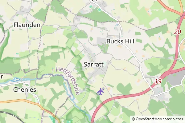 Mapa Sarratt