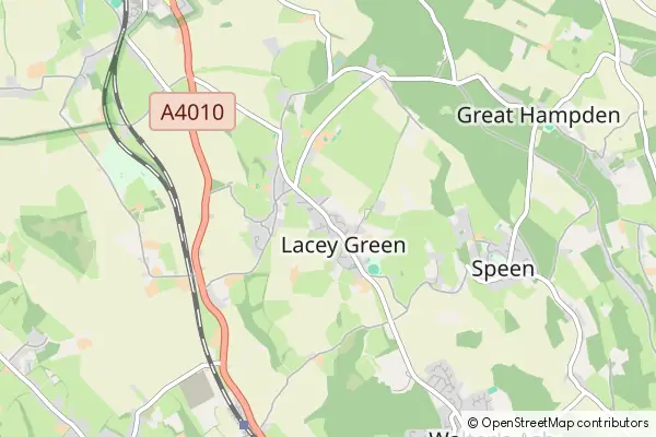 Mapa Lacey Green