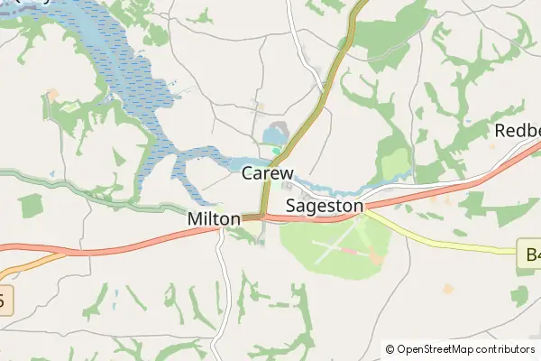 Mapa Carew