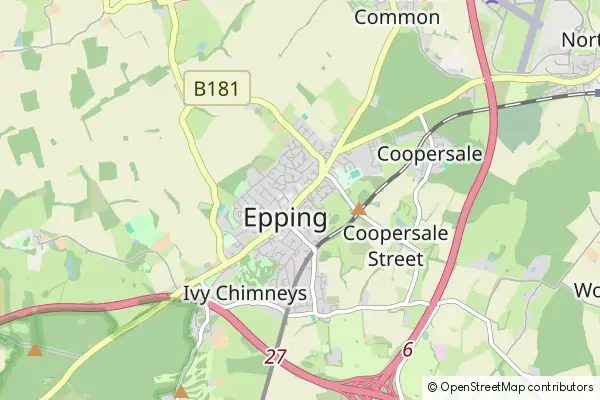 Mapa Epping