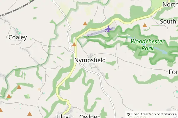 Mapa Nympsfield