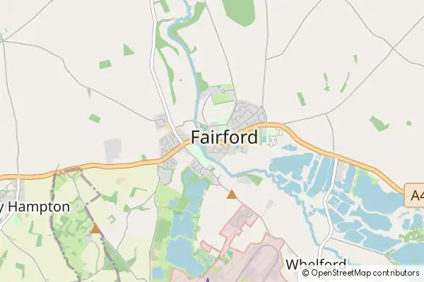 Mapa Fairford