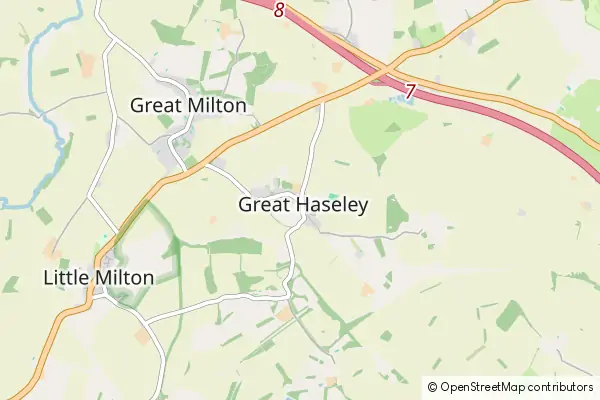 Mapa Great Haseley