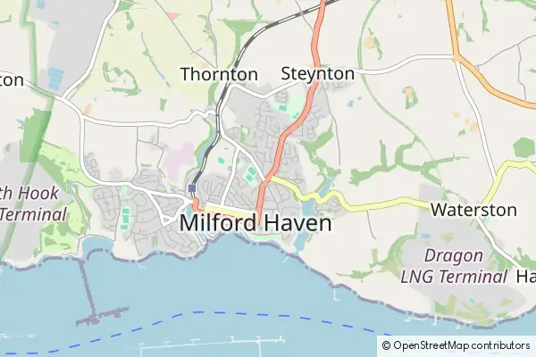 Mapa Milford Haven