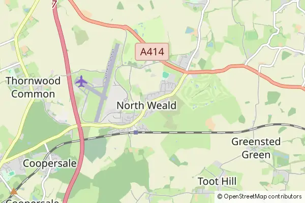 Mapa North Weald