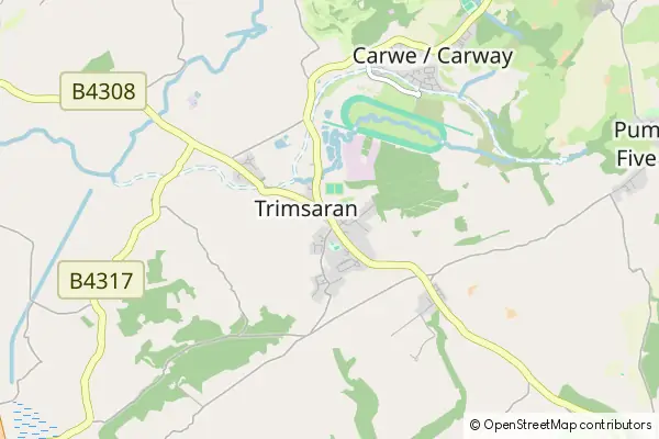 Mapa Trimsaran