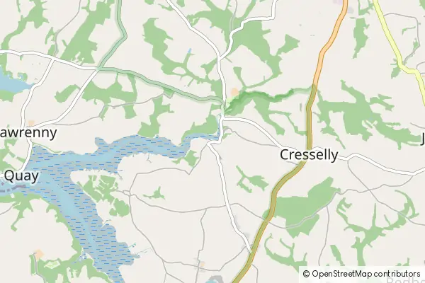 Mapa Cresswell Quay