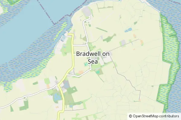 Mapa Bradwell-on-Sea