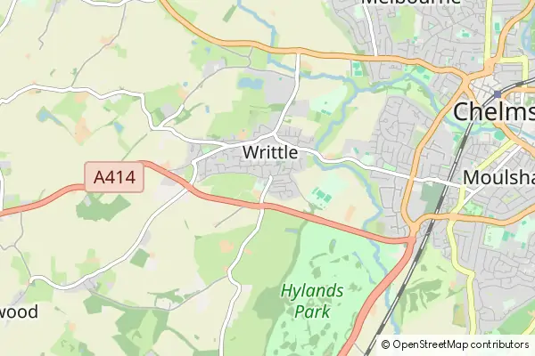 Mapa Writtle