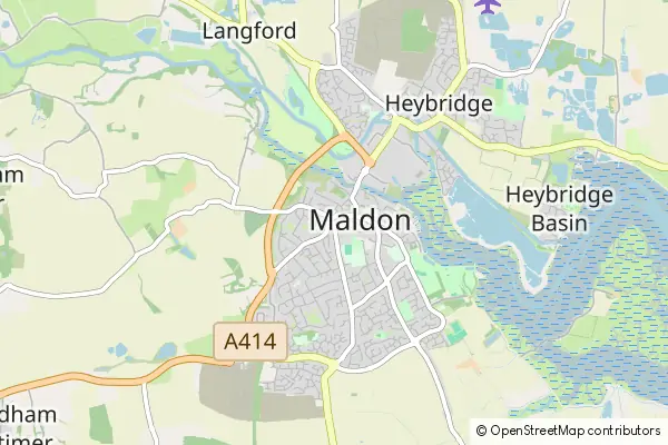 Mapa Maldon