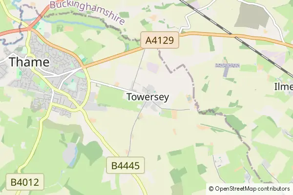 Mapa Towersey