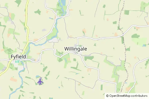 Mapa Willingale