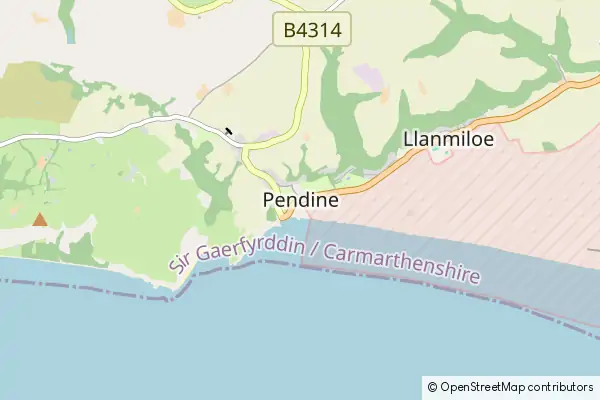 Mapa Pendine