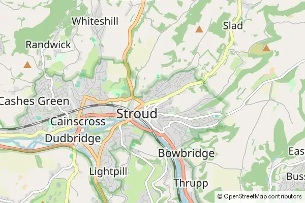 Mapa Stroud