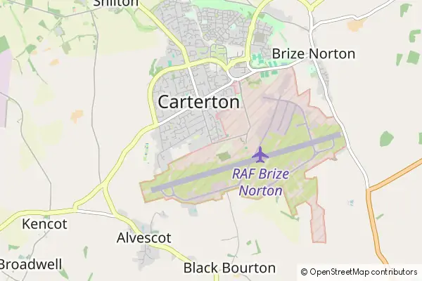 Mapa Brize Norton