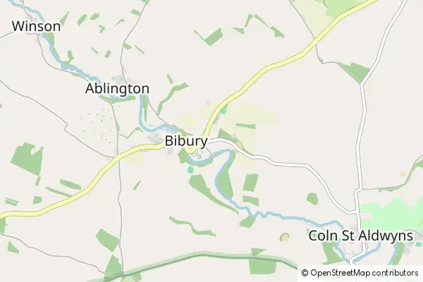 Mapa Bibury