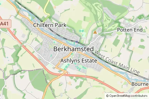 Mapa Berkhamsted