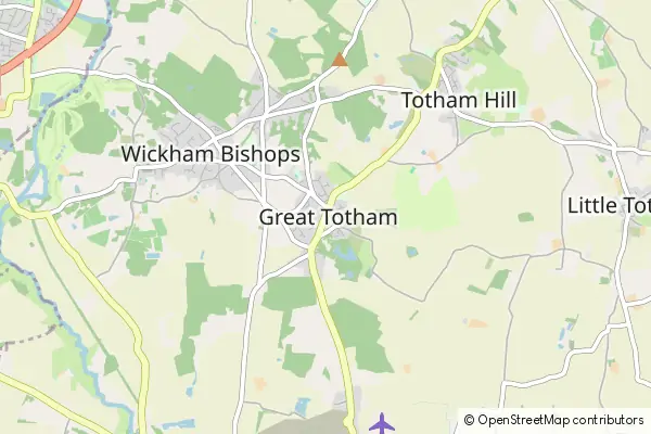 Mapa Great Totham