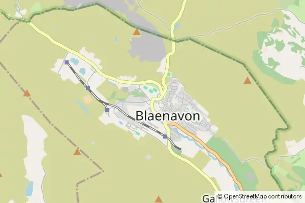 Mapa Blaenavon