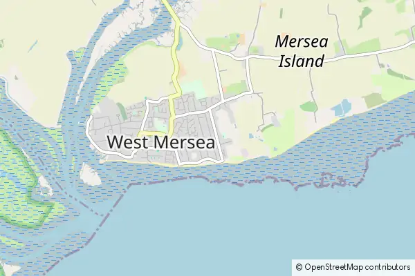 Mapa West Mersea