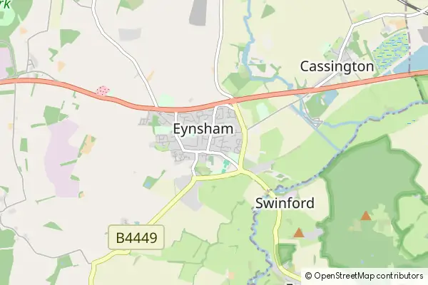 Mapa Eynsham