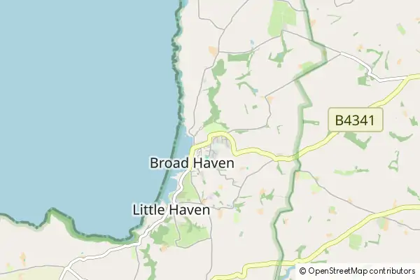 Mapa Broad Haven