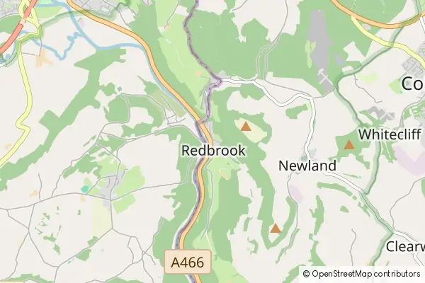 Mapa Redbrook