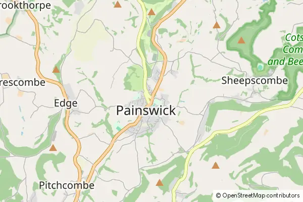 Mapa Painswick