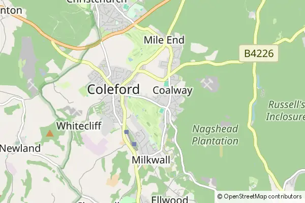 Mapa Coleford