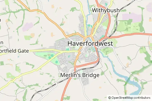 Mapa Haverfordwest