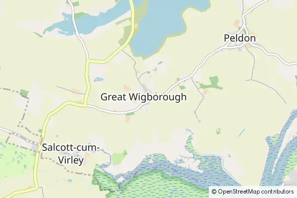 Mapa Great Wigborough