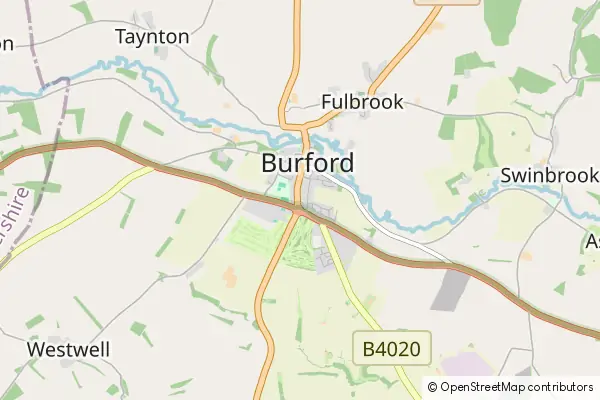 Mapa Burford