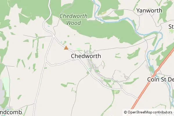 Mapa Chedworth