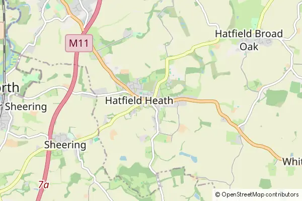 Mapa Hatfield Heath