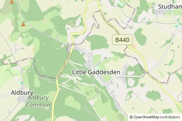 Mapa Little Gaddesden