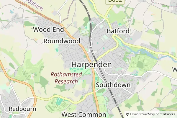 Mapa Harpenden