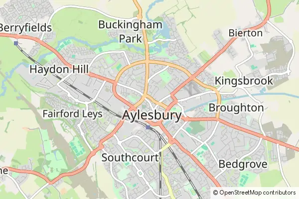 Mapa Aylesbury