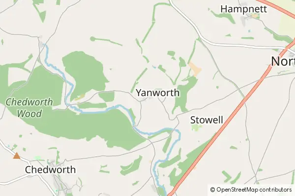 Mapa Yanworth