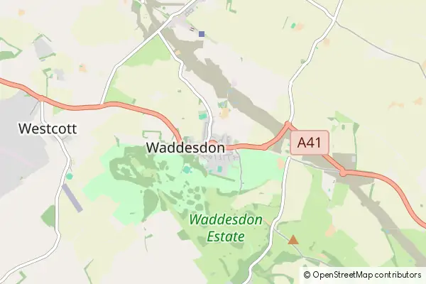 Mapa Waddesdon