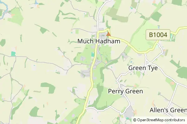 Mapa Much Hadham