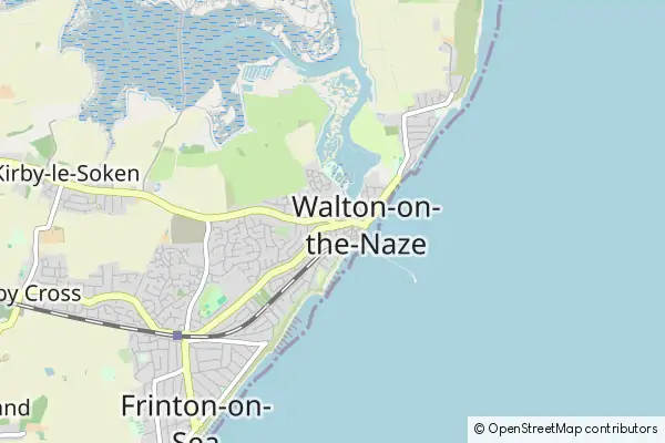 Mapa Walton-on-the-Naze