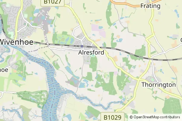 Mapa Alresford