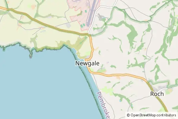 Mapa Newgale