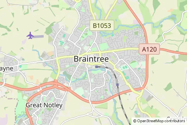 Mapa Braintree