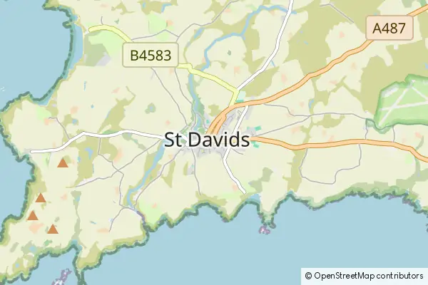 Mapa St. Davids