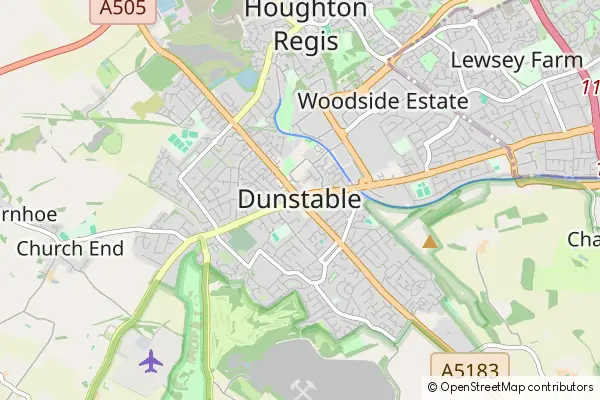 Mapa Dunstable