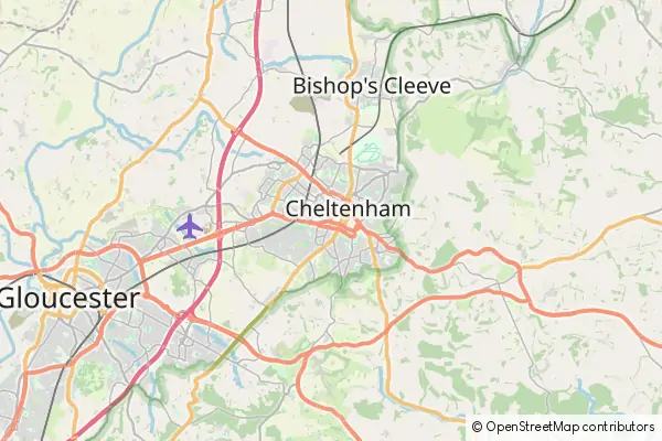 Mapa Cheltenham