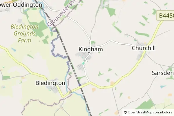 Mapa Kingham