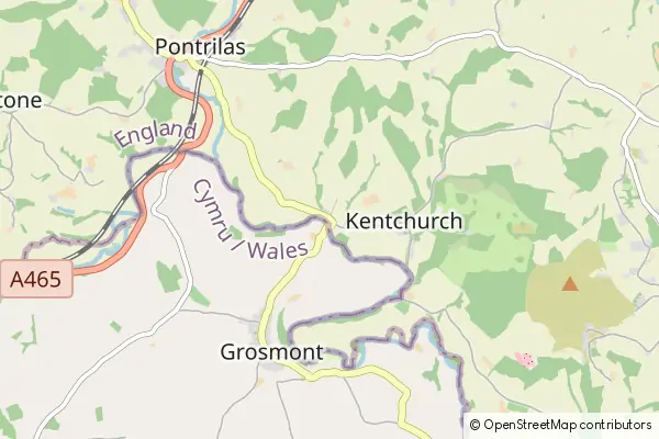 Mapa Kentchurch