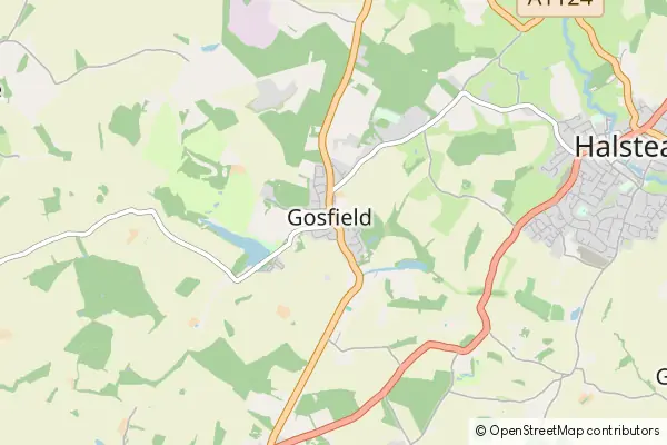 Mapa Gosfield